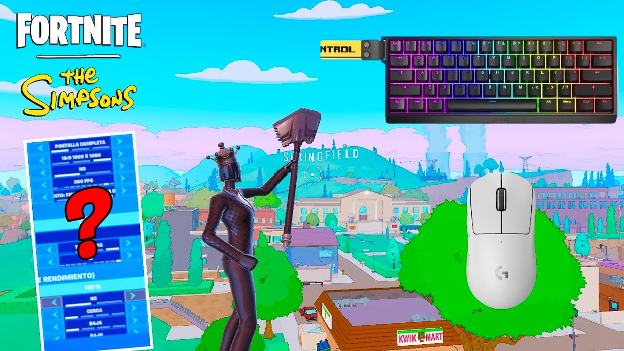 *NEW* BEST Keyboard & Mouse SETTINGS + SIMPSONS RELOAD