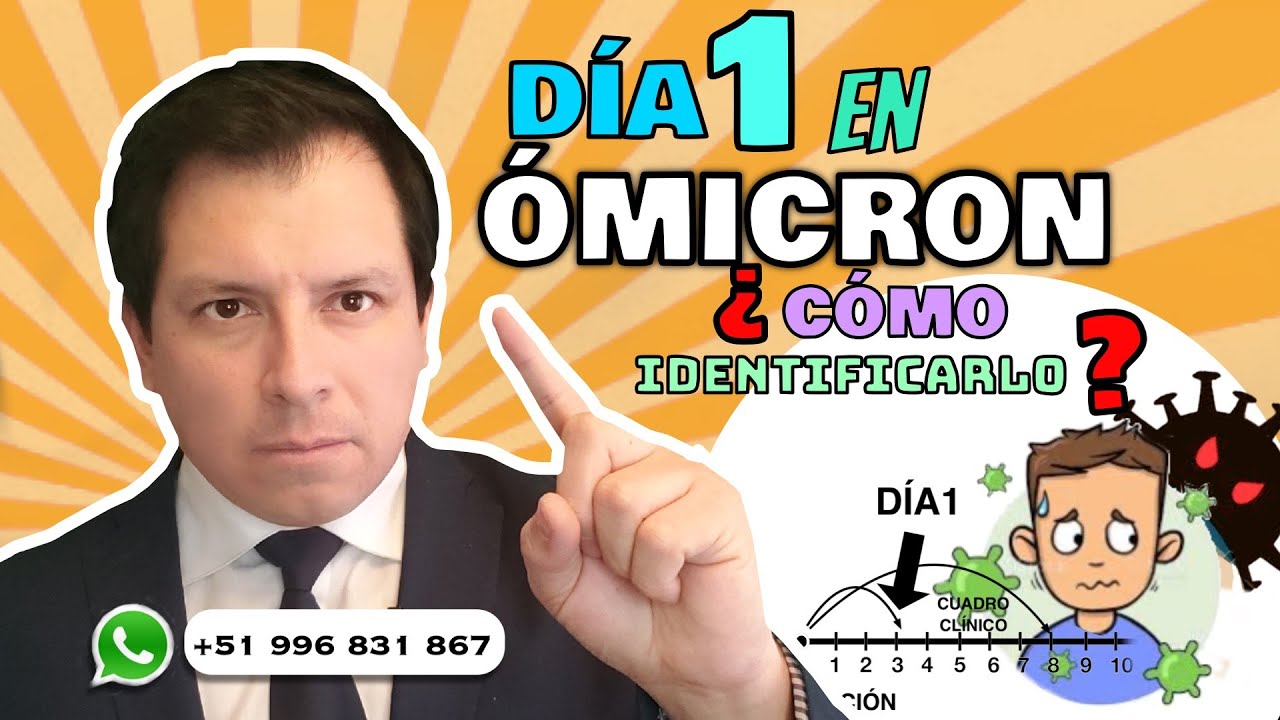 ALERTA ⚠️ - DÍA 1 EN COVID-19 POR VARIANTE ÓMICRON - ¿CÓMO IDENTIFICARLO?