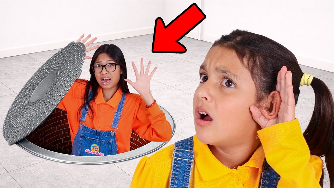 Ellie & Ben Secret Door Challenge! Kids Save Wendy 🗝️