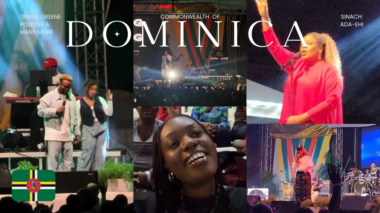 THIS IS THE 1ST TIME I'M SEEING THIS MIND BLOWING GOSPEL FEST IN DOMINICA😮SINACH, TRAVIS GREENE, ETC