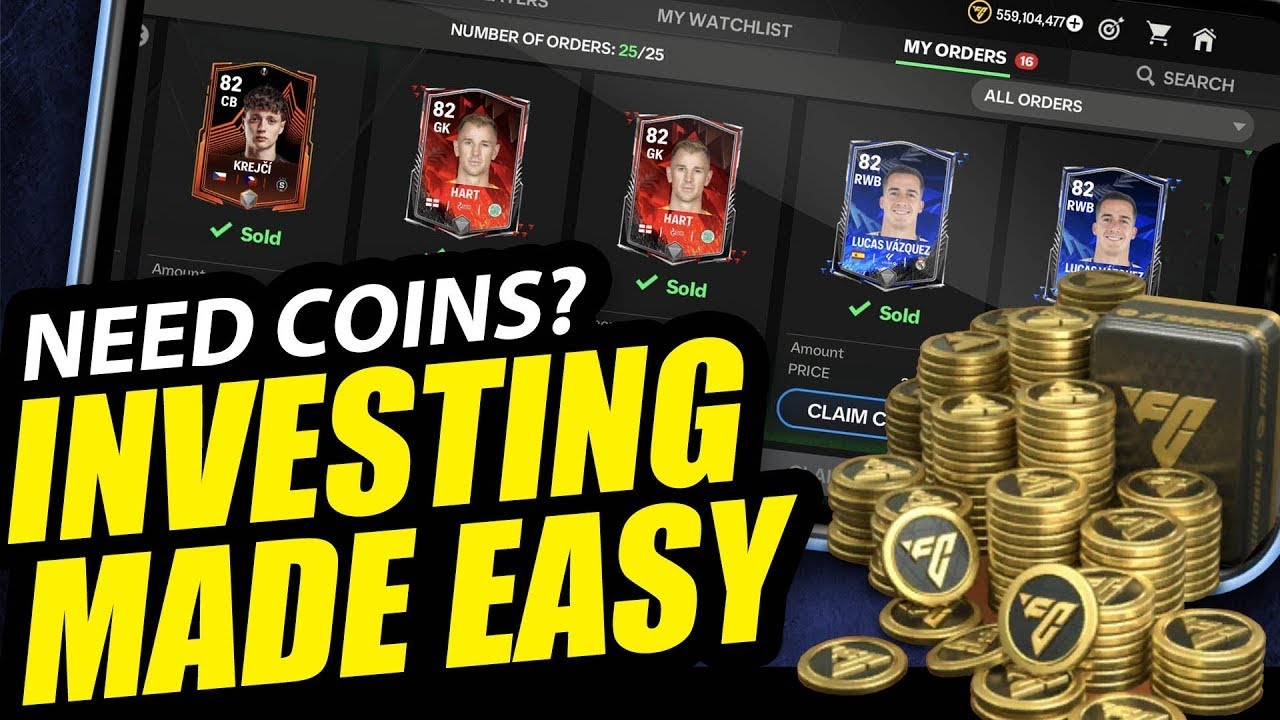 НУЖНЫ МОНЕТЫ? ГАЙД ПО ИНВЕСТИЦИЯМ НА РЫНКЕ FC Mobile ДЛЯ НОВИЧКОВ (FIFA Mobile)