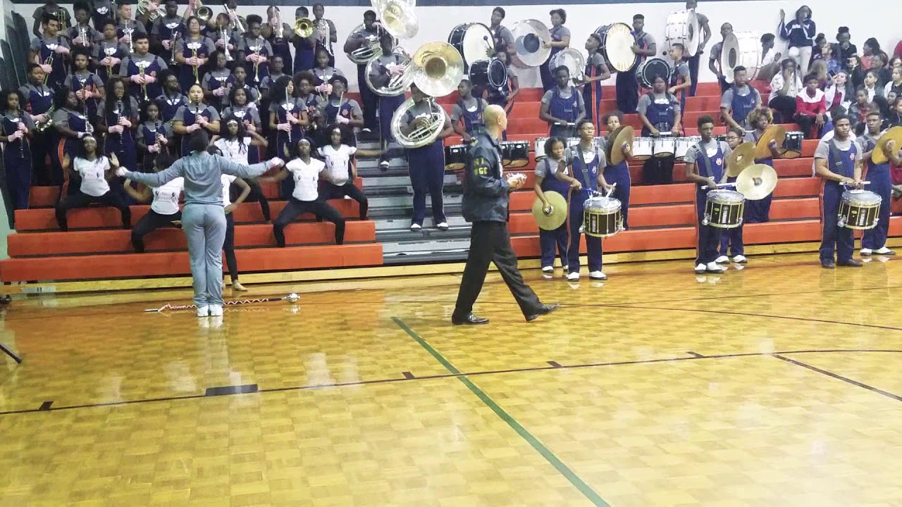 Mundys Mill High School Marching Band at Mundys Mill Middle School Pep Rally 2017 (Part 2)