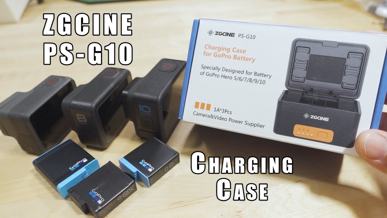 ZGCINE PS-G10 GoPro Battery Charging Case Review ⚡
