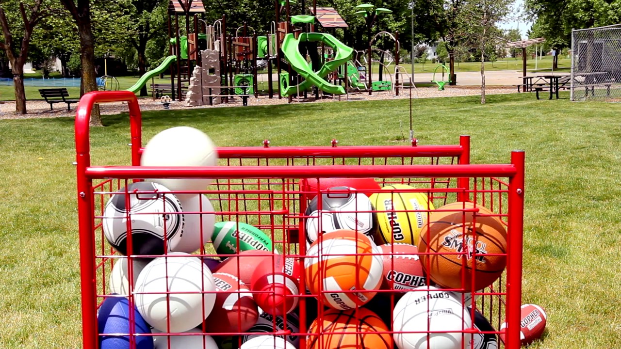 Largest Ball Cart for Quick Transportation