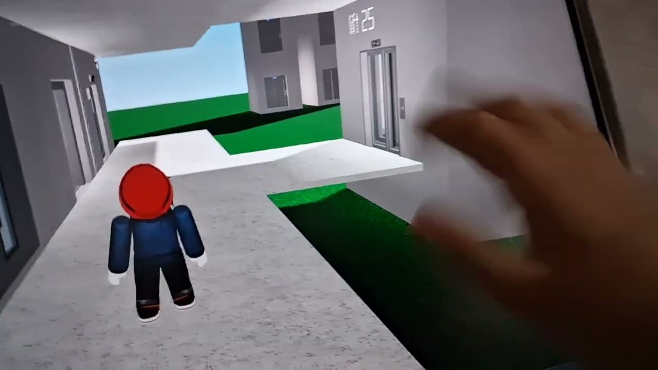 AI Movie: Hand puppet plays Roblox Elevator! (Part 2)