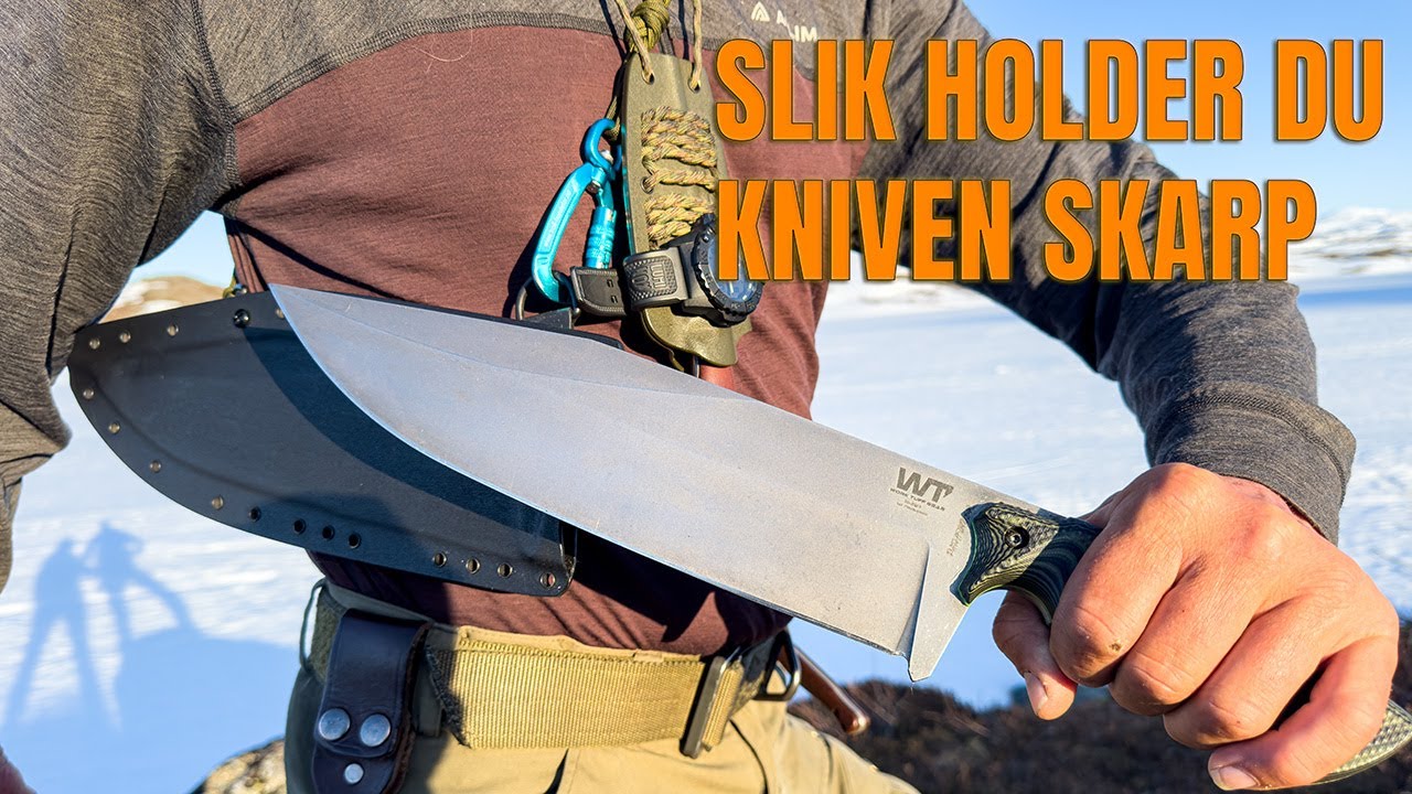 Slik holder du kniven skarp på tur – enkle metoder som faktisk funker