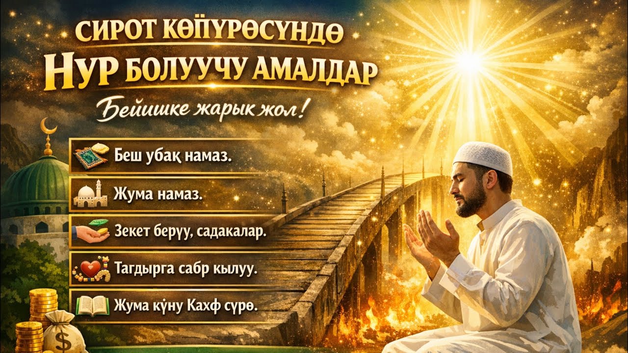 “Сирот көпүрөсүнүн түйшүктөрүнөн кутулуу жолу.”14-Сабак.|Маматжусуп уулу Кыялбек