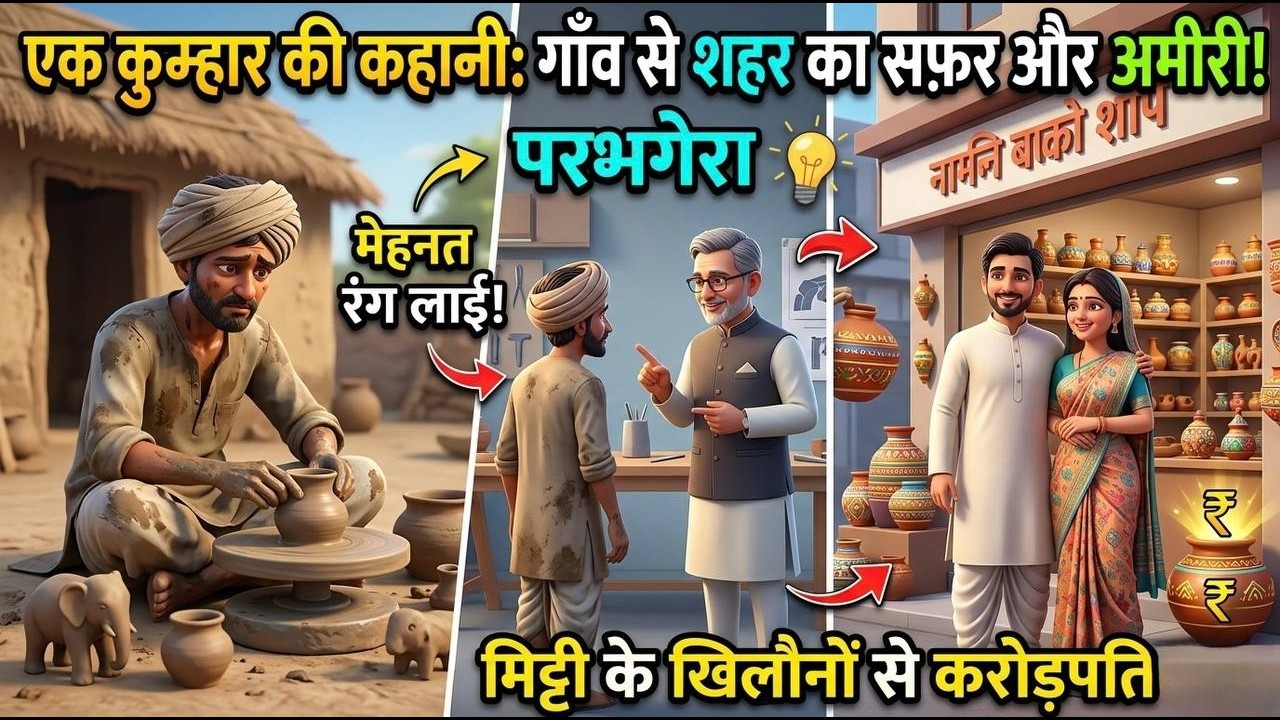 गरीब कुम्हार की बदली किस्मत | #youtubekids #hindistoryforkids #viral  #story #hindistoryforkids