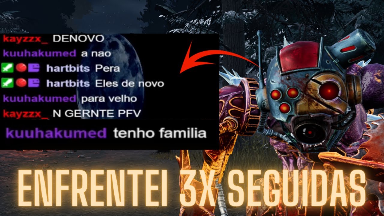 ENFRENTEI OS MESMOS SURVIVORS 3 VEZES SEGUIDAS... l Dead by Daylight