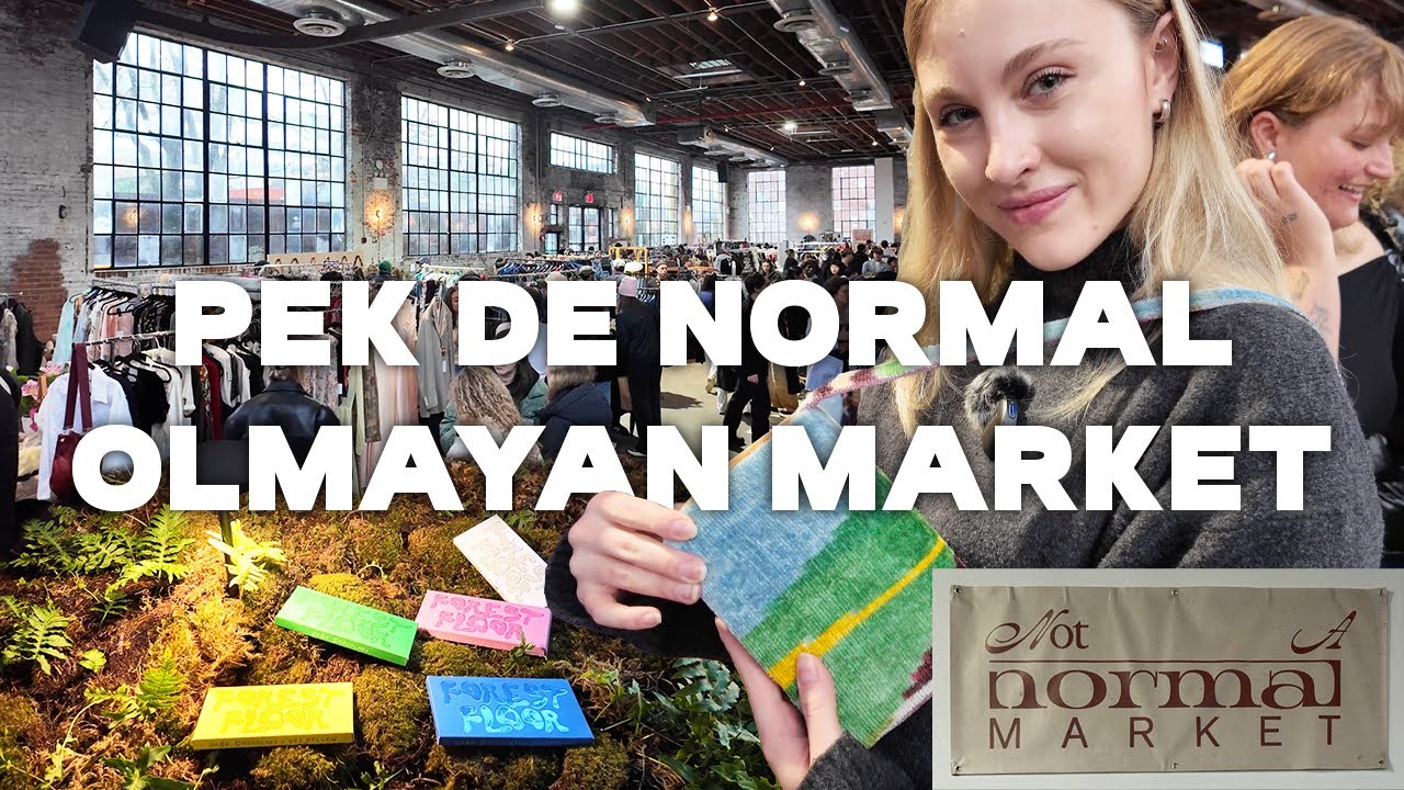 new york'ta pek de normal olmayan bir market - not a normal market