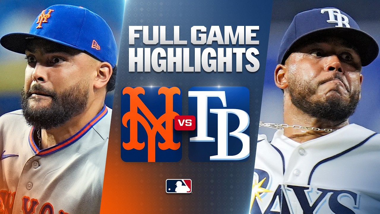 METS vs. RAYS: Официальный обзор полной игры (1 сентября) | Сезон MLB 2026