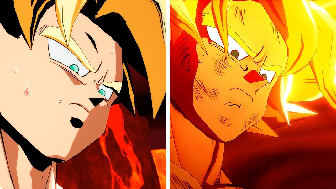 Goku Defeats Frieza Comparison (DBFZ/DBZ:K)