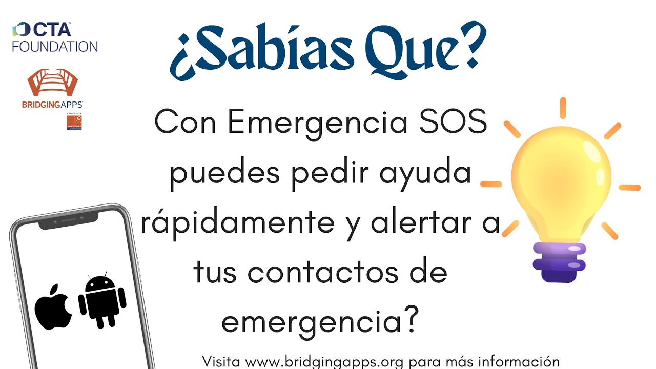¿Sabías que? Emergencia SOS