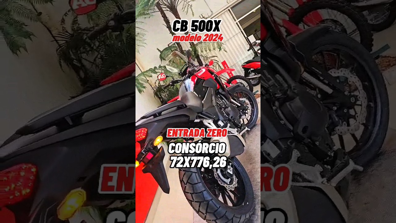 CB 500 X MODELO 2024 VALOR ATUALIZADO 2024 HONDA MOTOS 