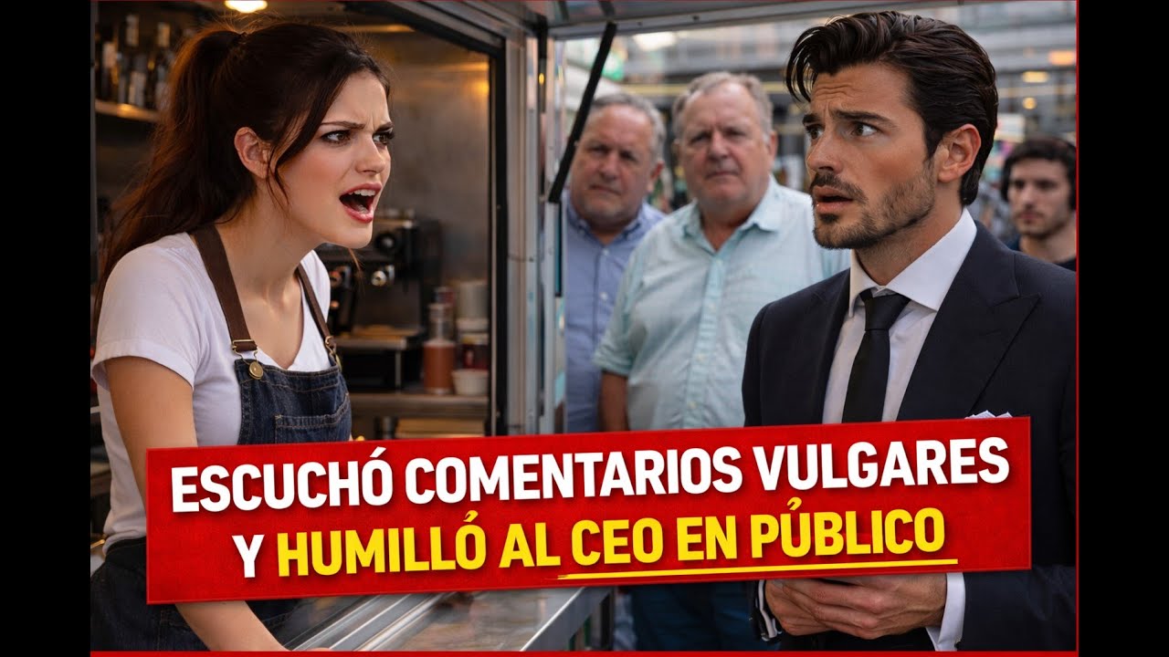 ELLA VENDIA CAFÉ CUANDO ESCUCHÓ COMENTARIOS VULGARES... ENFRENTÓ Y HUMILLÓ AL CEO EQUIVOCADO.