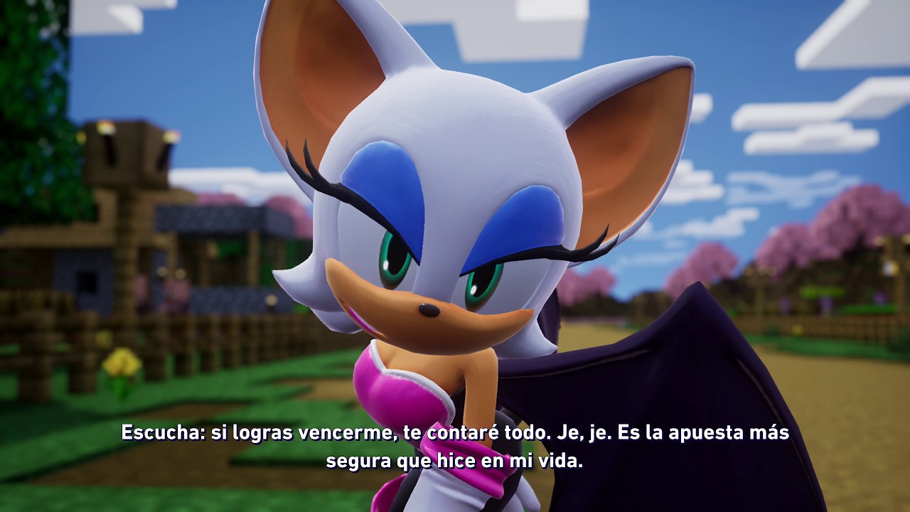 Sonic Racing CrossWorlds PS4 PRO crossworlds cup con Rouge skater en español castellano latino