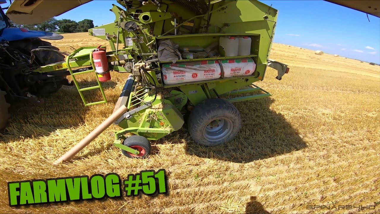 FARMVlog #51 - Výměna síťoviny na lisu a jak funguje jehla na balíky