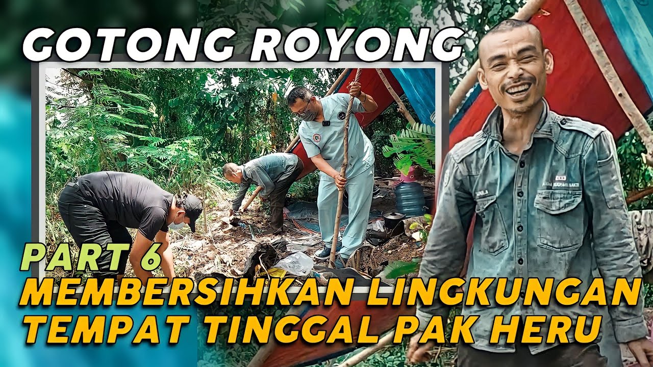 MENGAJARKAN GAYA HIDUP BERSIH KEPADA PAK HERU