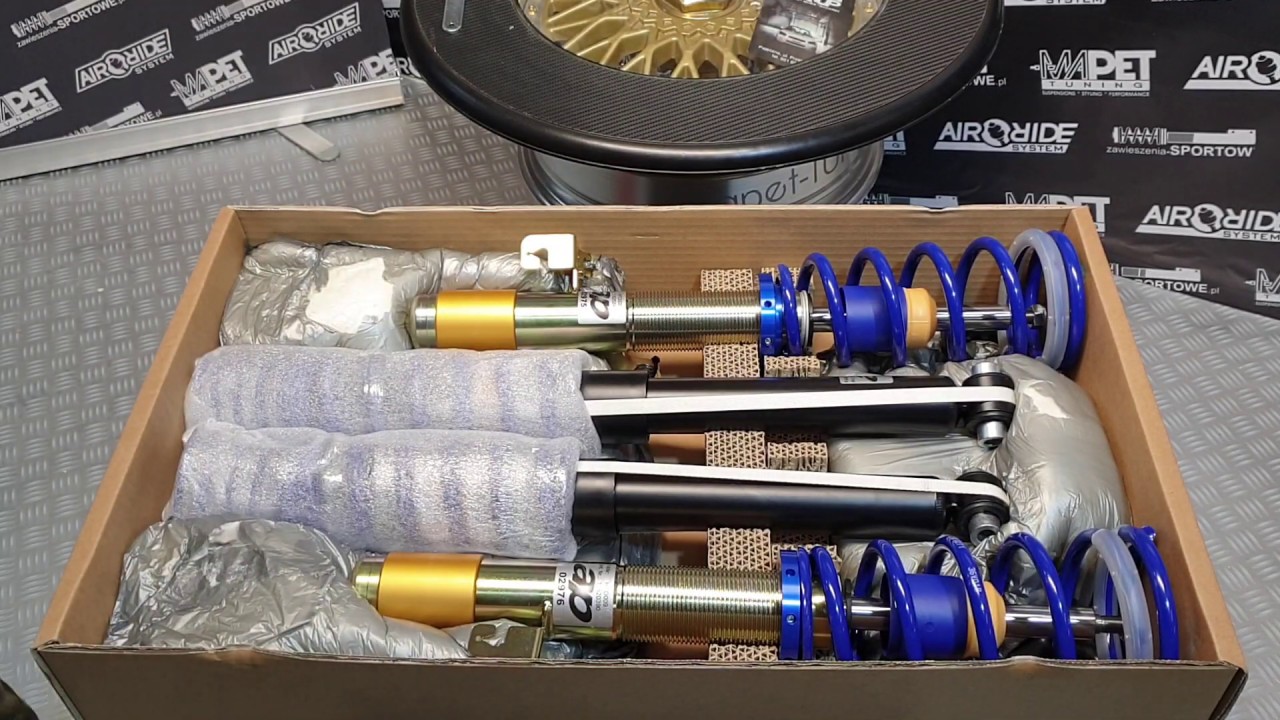 Zawieszenie gwintowane AP sportfahrwerke od KW - BMW F30 F32 - MAPET-TUNING UNBOXING