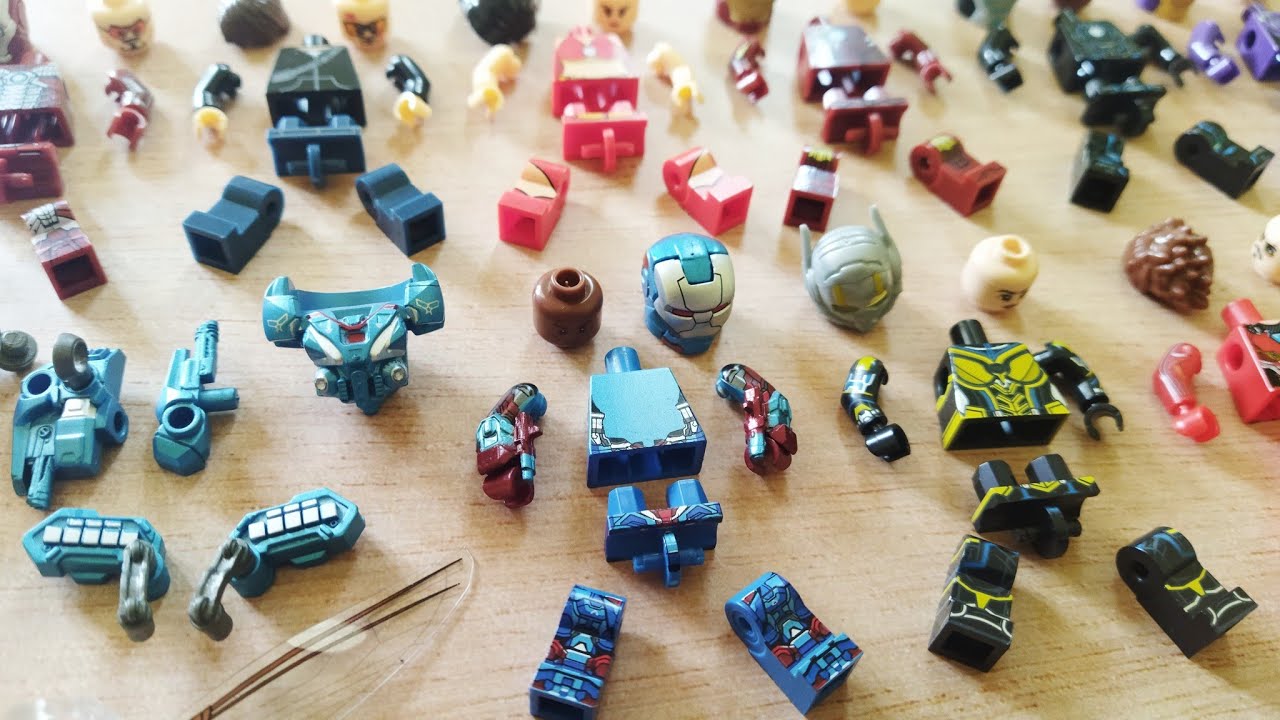 Lego Marvel avenger end game | war machine, pepper pots iron man, rescue suit ironman | unofficial