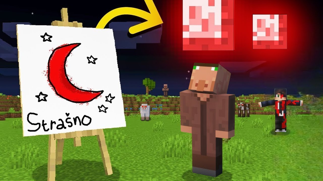 Uplasio Sam Prijatelja Sa //DRAW u Minecraftu