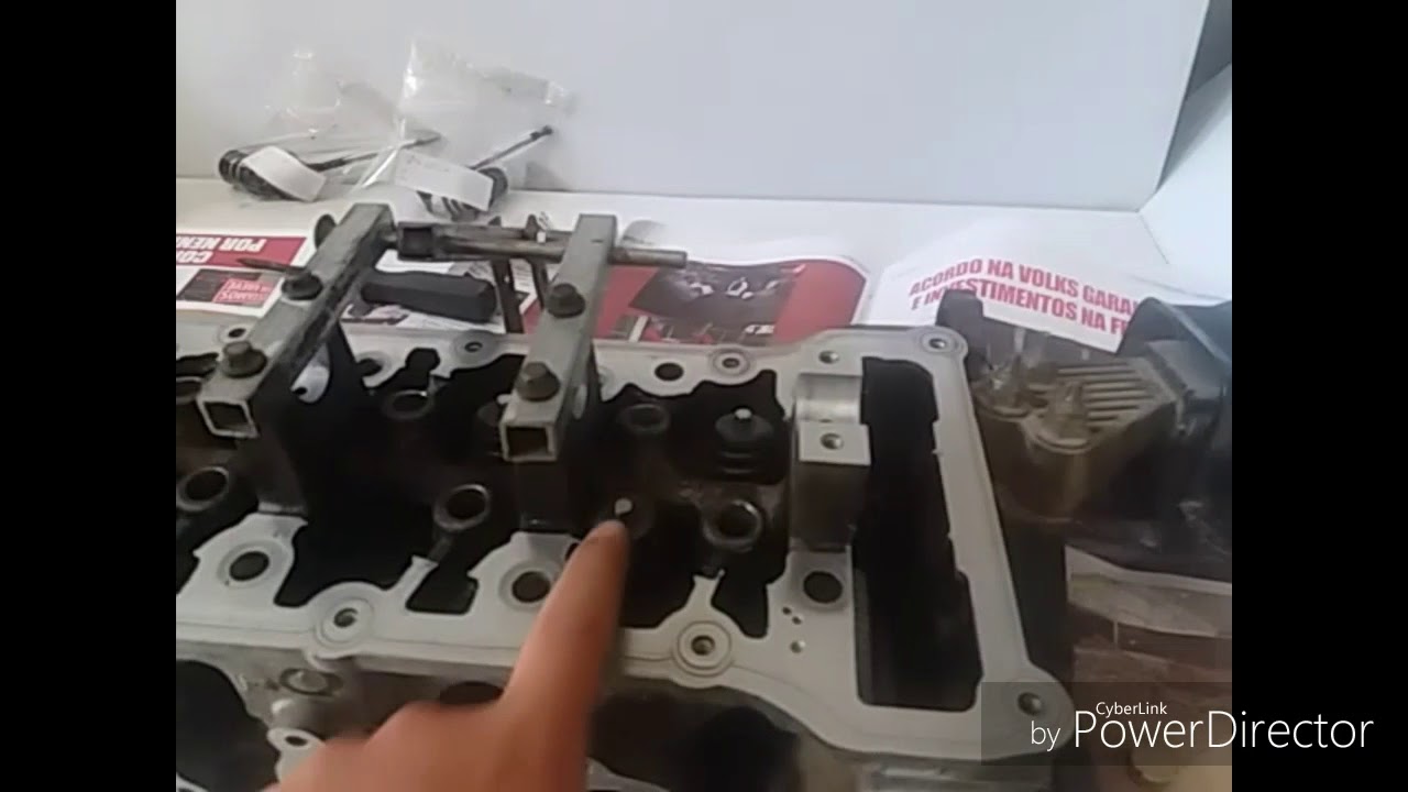 💥Cabeçote retificado por 54 reais do motor zetec rocan  part 2 💥