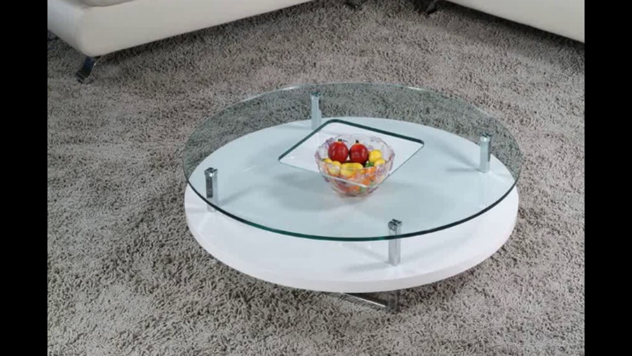 Round Glass Coffee Table