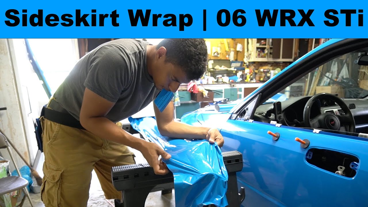 Sideskirts Vinyl Wrap | 2006 Subaru WRX STi