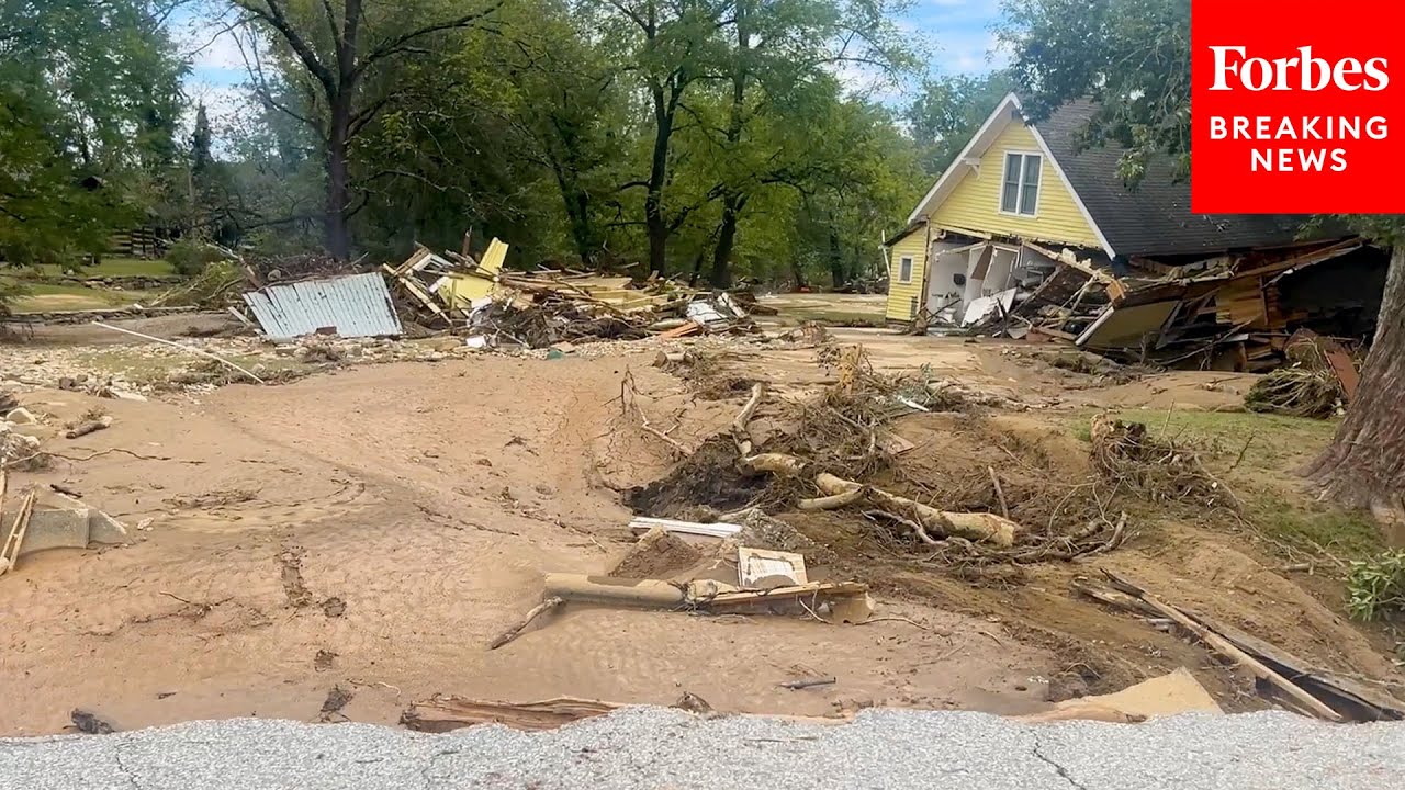 NEW VIDEO: Hurricane Helene Leaves Shocking Destruction In Old Fort, North Carolina
