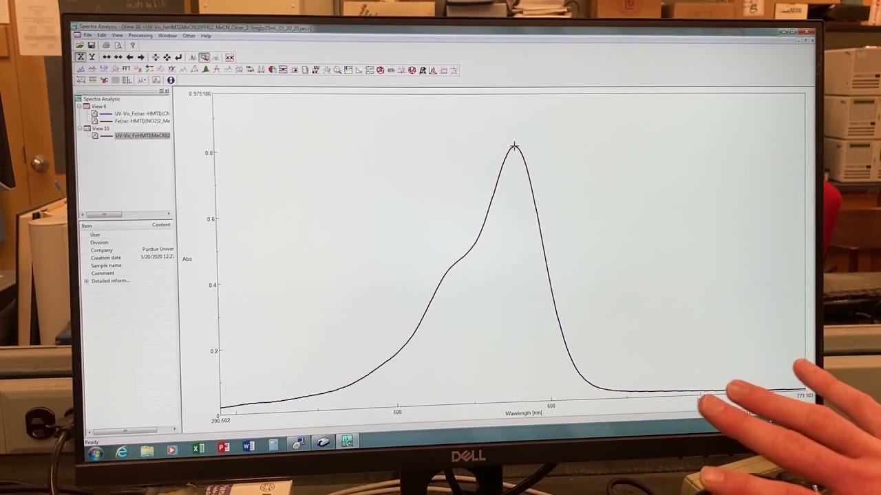 Introduction to UV-Vis Spectra