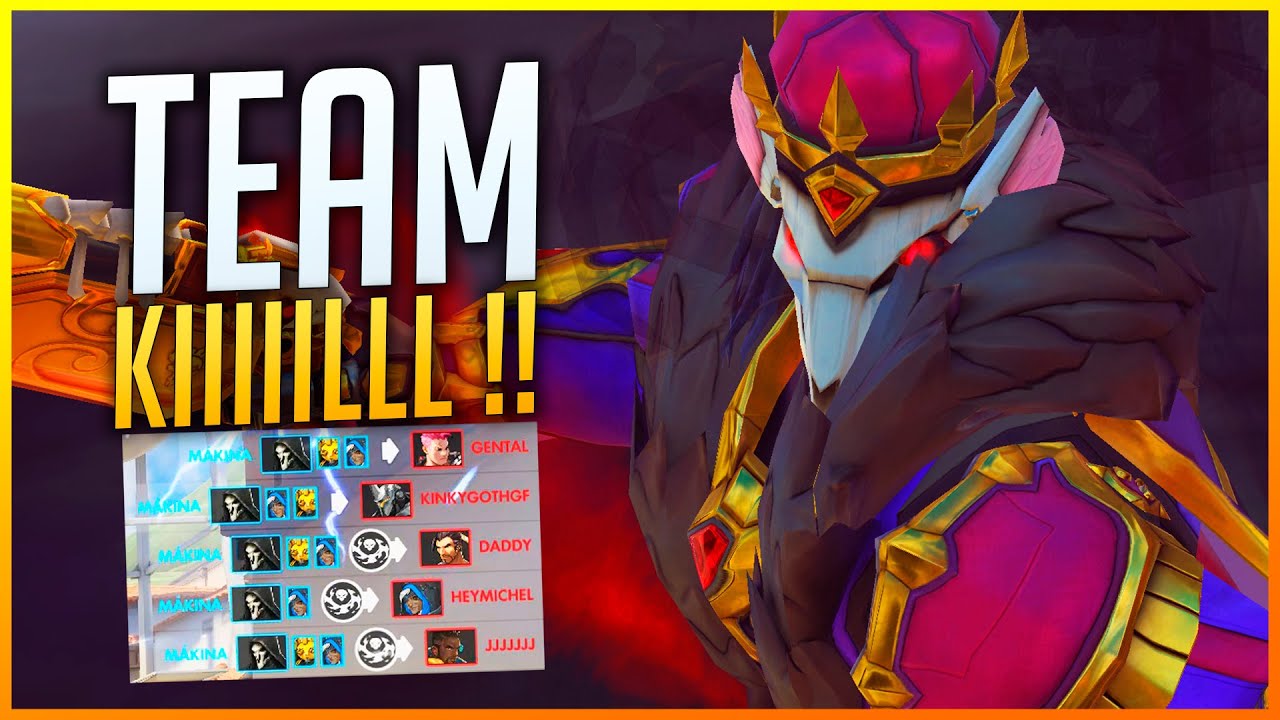 OVERWATCH RANKED: TEAM KILL CON TODOPODEROSO REAPERINO | Makina