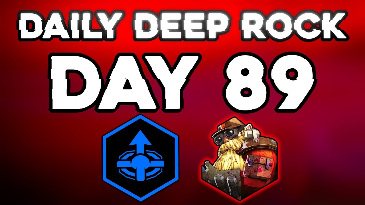 Daily Deep Rock - Day 89 / Engineer / On-site Refining / Crystalline Caverns