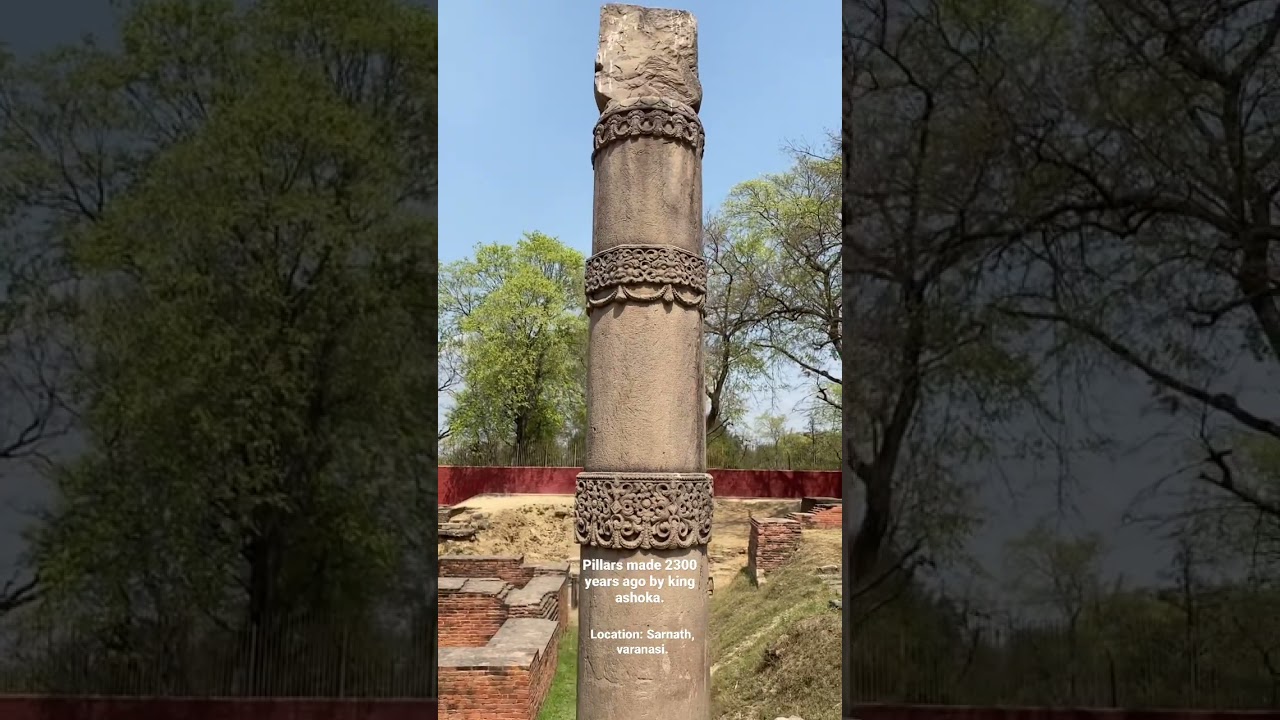 Sarnath pillar,  Mauryan architecture.