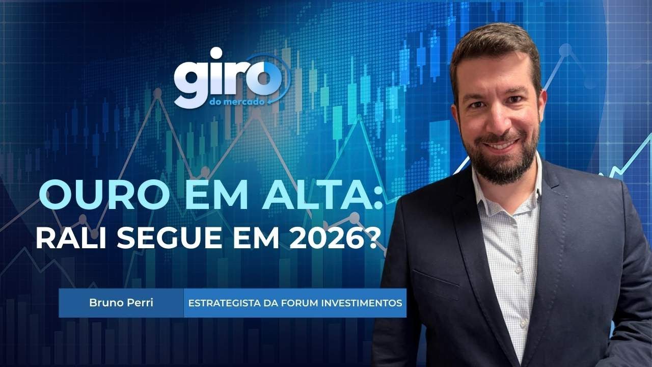 Ouro e prata avançam no 1º pregão de 2026 | Giro do Mercado