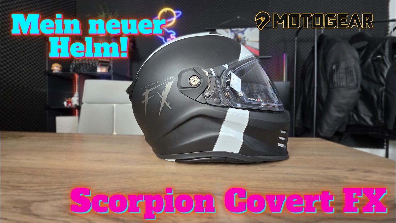 Mein neuer Motorradhelm - Scorpion Covert FX Gallus #motorrad #helmet #deutsch