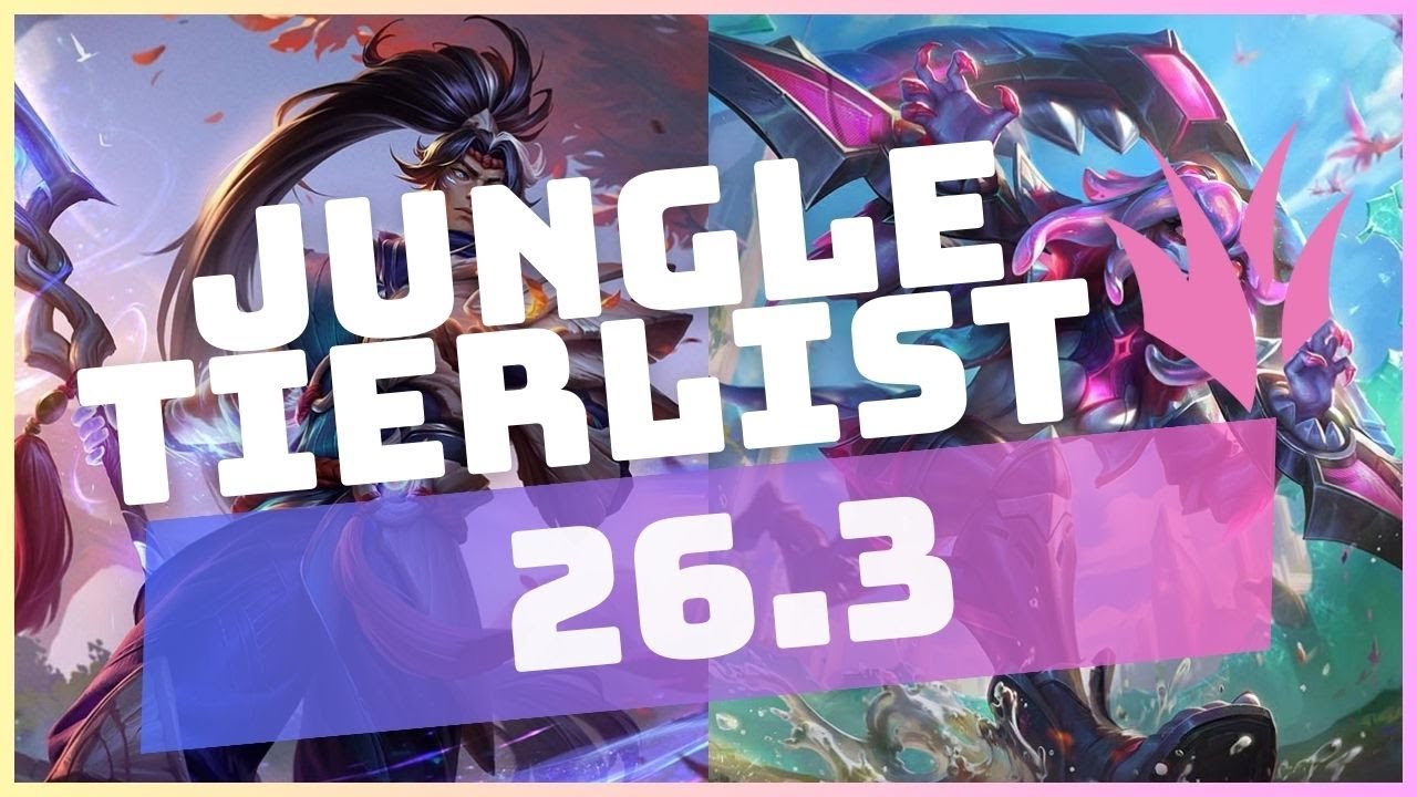 PATCH 26.3 JUNGLE TIERLIST! (LEAGUE OF LEGENDS)