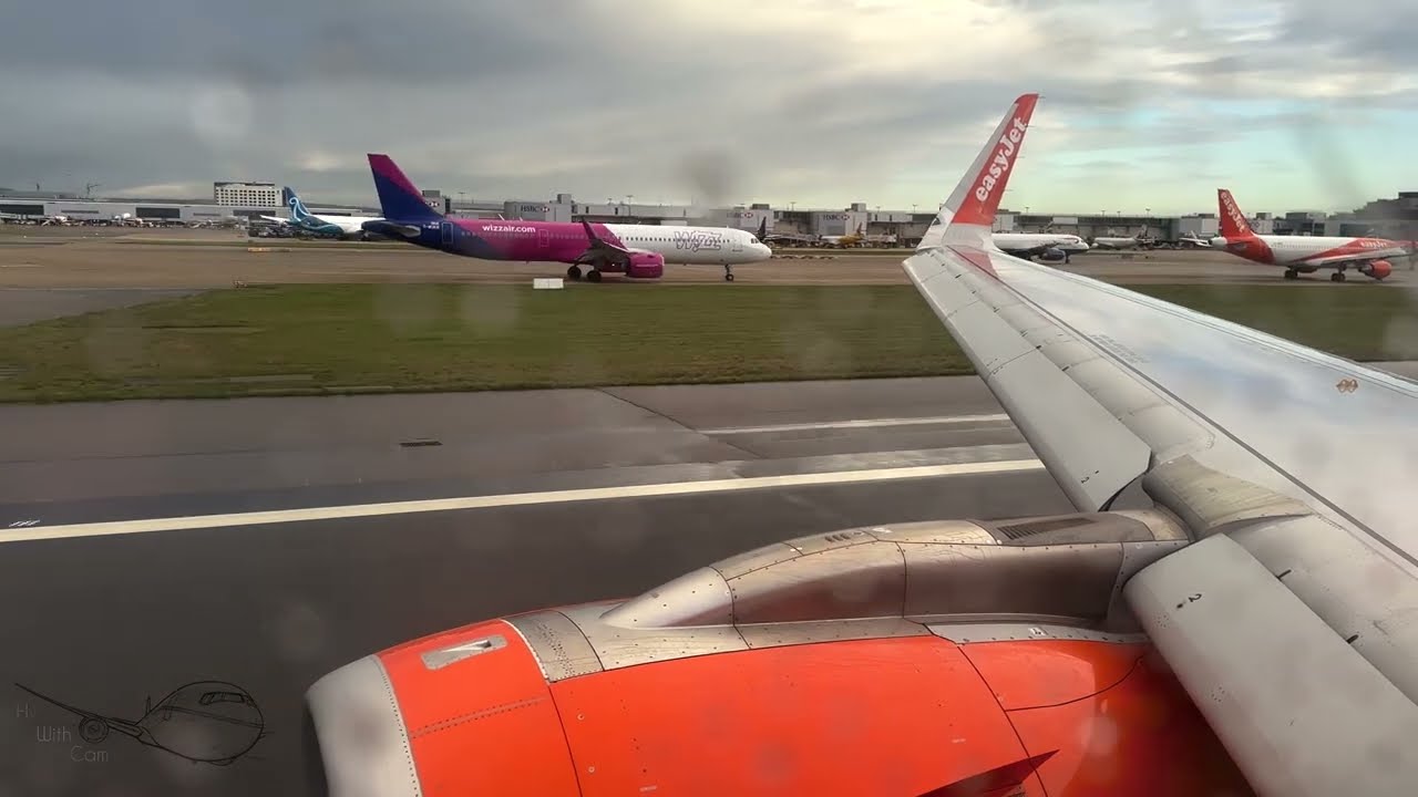 EasyJet Airbus A321-251NX Neo | London Gatwick - Lanzarote Arrecife | Full Flight! *4K*