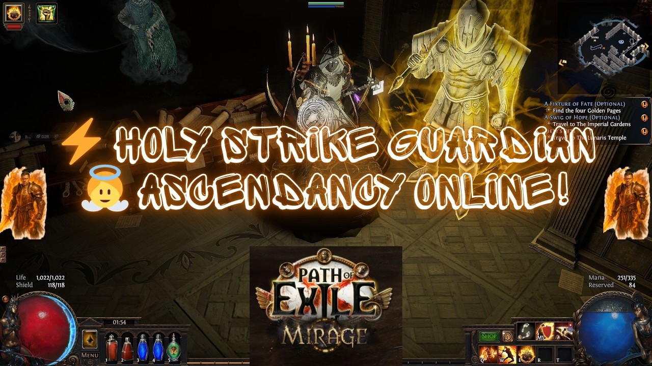 Holy Strike Guardian Is AWESOME! ⚡ PoE 3.28 League Start | First Ascendancy & Act 3 Progress