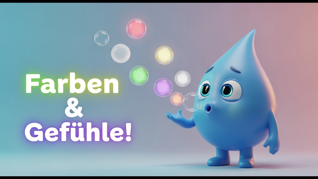 Farben & Gef&uuml;hle 🌈 Kinderlied &uuml;ber Emotionen | Lernlied f&uuml;r Kinder