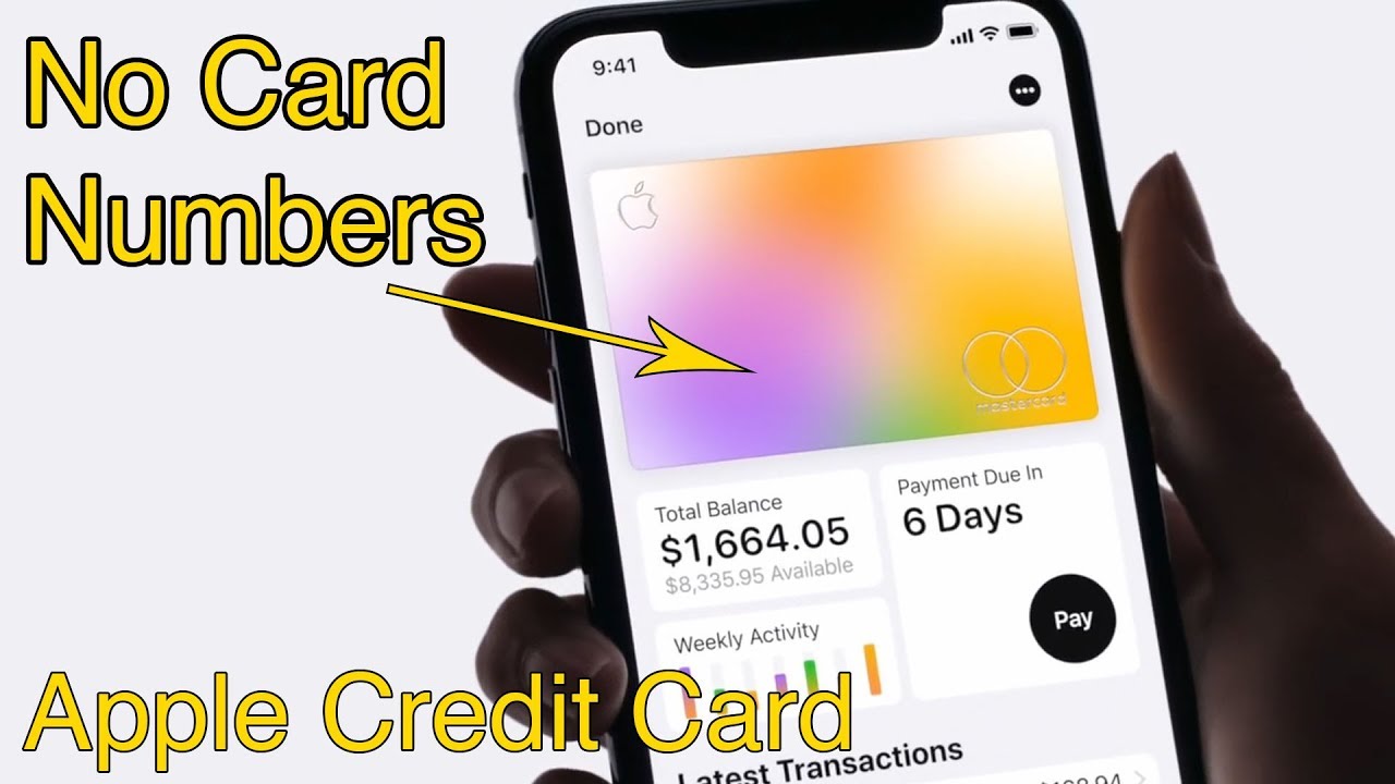 NEW Apple Credit Card Will Have NO CARD NUMBERS!