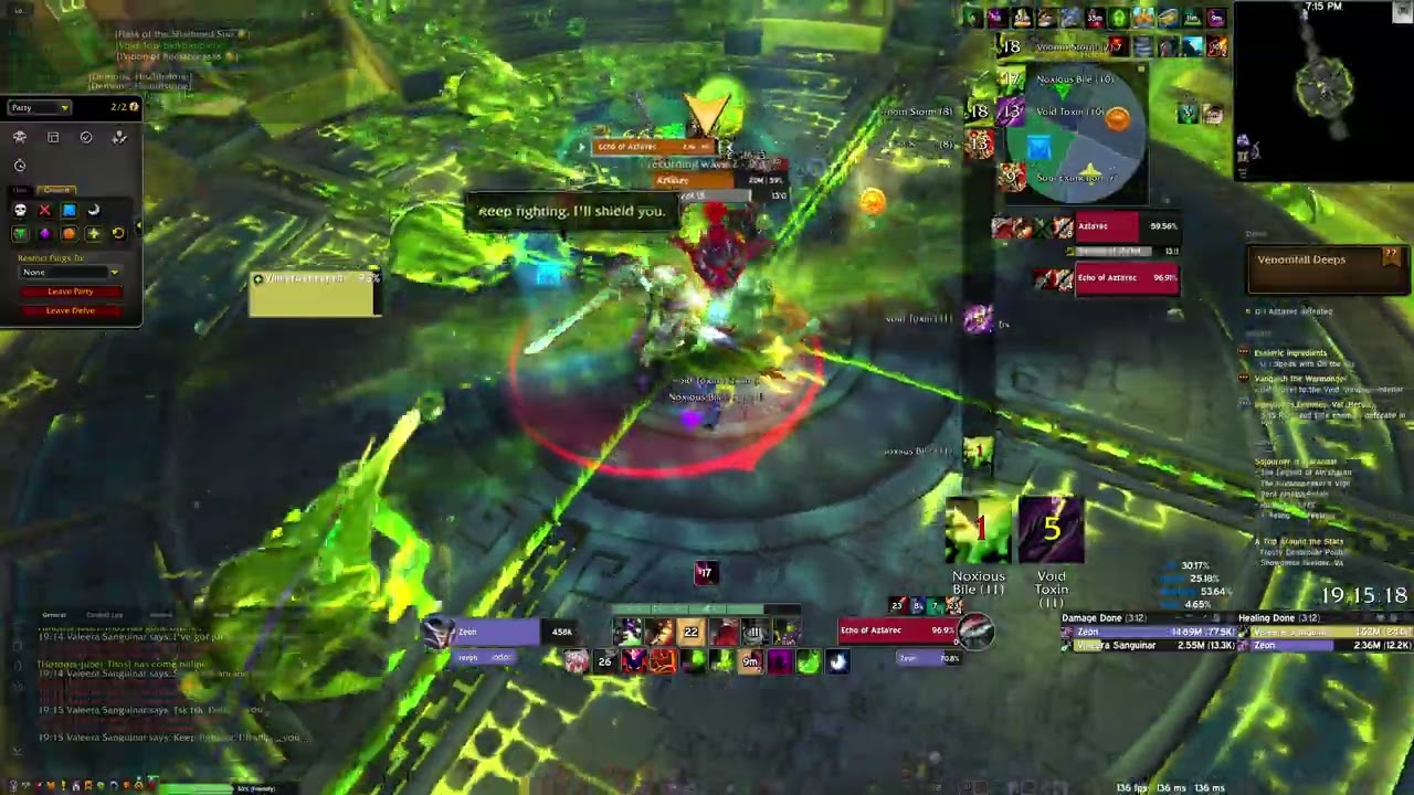 Azta'rec - ?? Delve Nemesis - Affliction Warlock - Midnight Season 2