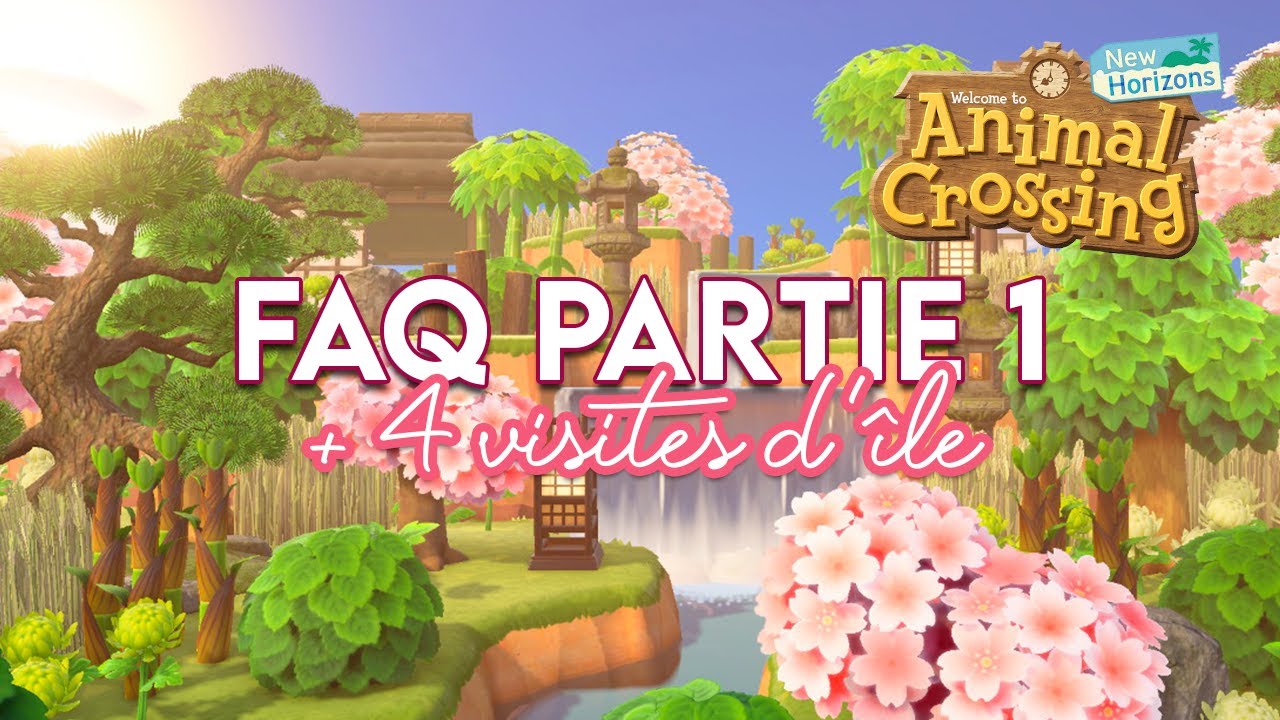 F.A.Q. (partie 1) + 4 VISITES D'ÎLE - ANIMAL CROSSING NEW HORIZONS