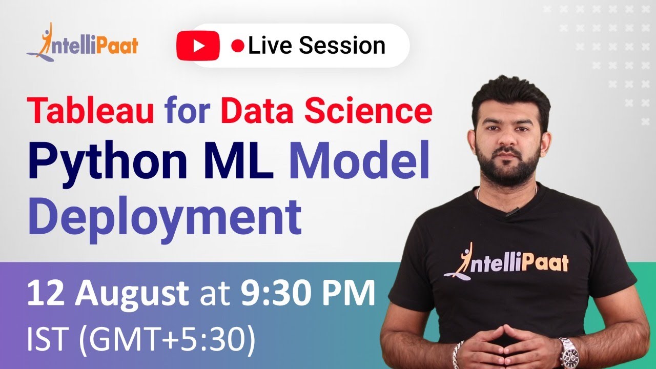 Tableau for Data Science | Python Machine Learning Model Deployment | Intellipaat