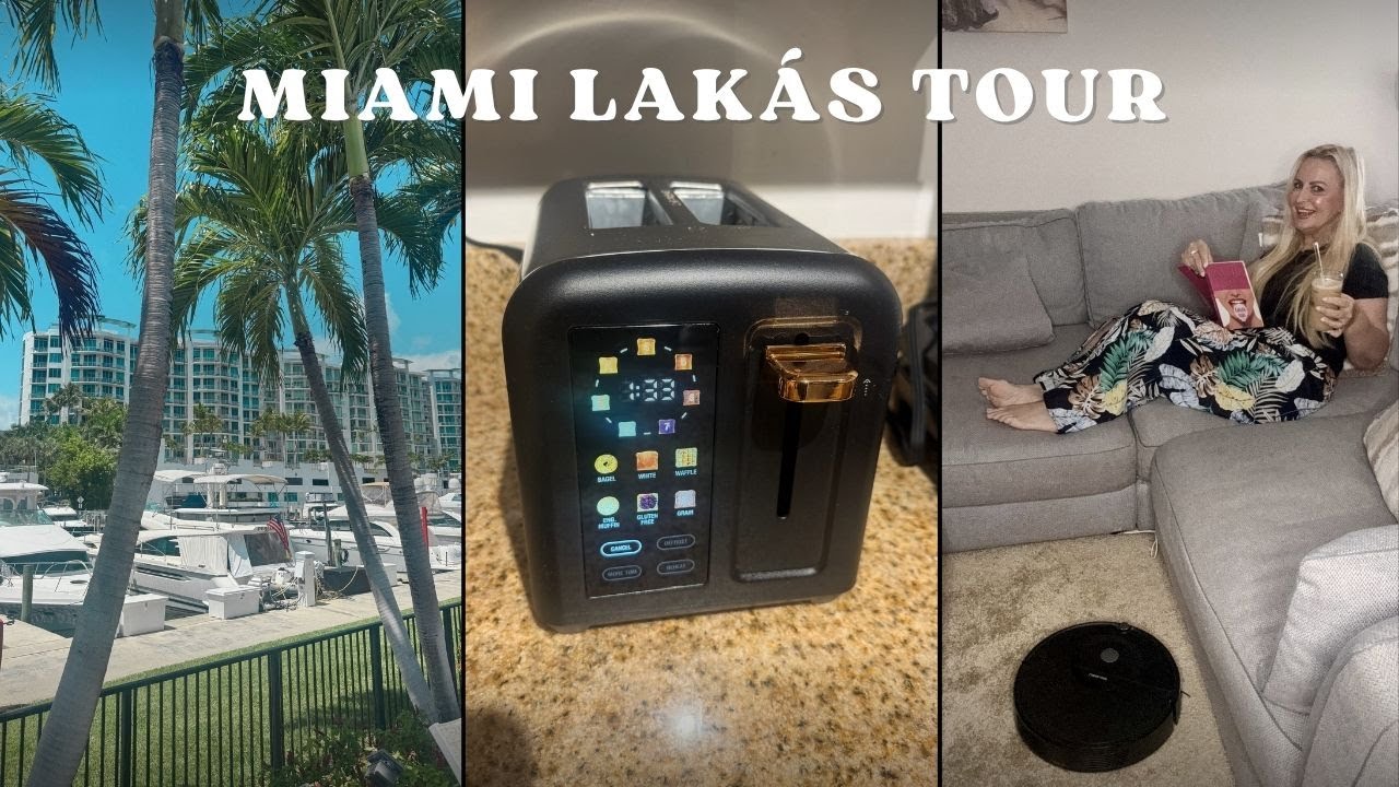 Az Új lakás + Robotok  és Okos Eszközök amit hasznàlunk- Miami lakás tour