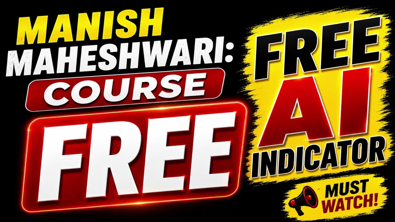 Manish Maheshwari Course Bootcamp Crux: Free AI Indicator | Better than GTI Indictor Ghost Zones