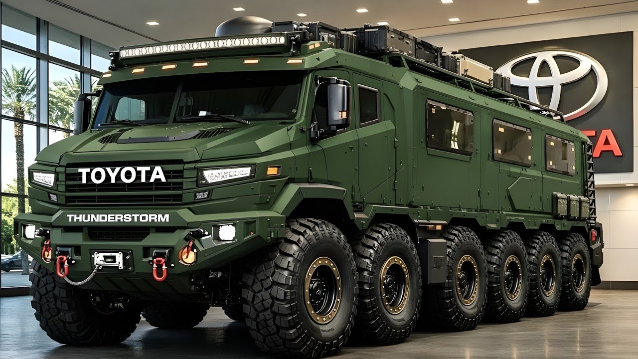 Toyota Thunderstorm 12x12 2026 года – Представлен настоящий мега-внедорожник!