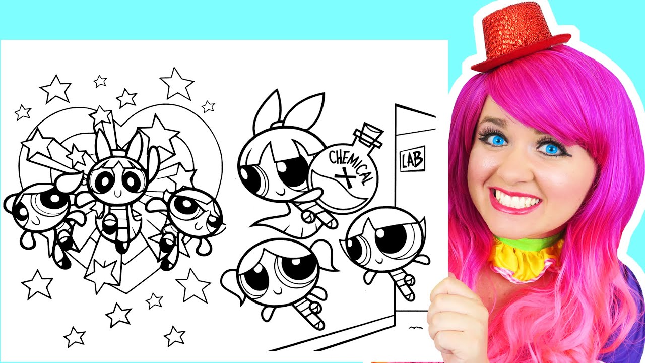 Coloring The Powerpuff Girls