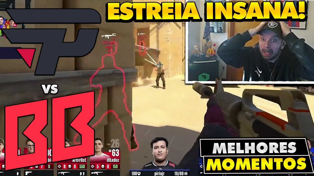 VSM E PIRIAJR ESTREIAM ARREBENTANDO! Melhores Momentos: PAIN vs BB - Blast Bounty