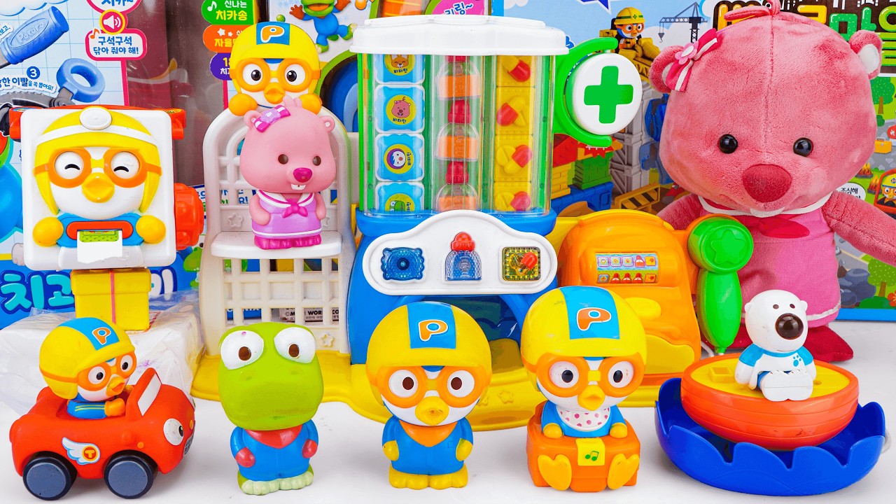 [🌟Toy ASMR🌟] Pororo Doctor Toys & Pharmacy Role Play Set ASMR | Review Toys