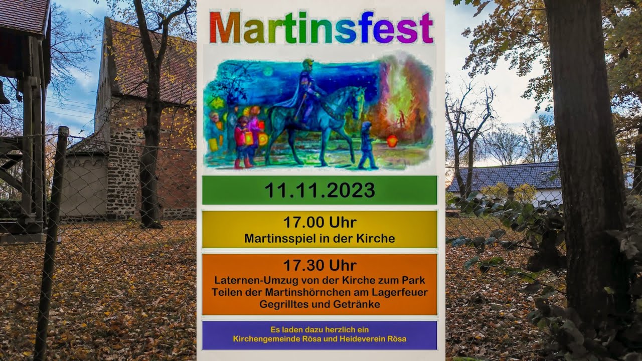 Martinsfest -  In Rösa am 11.11.2023